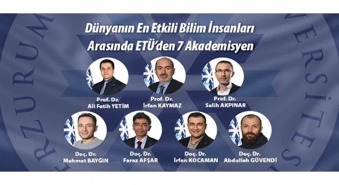 ETÜ den 7 Bilim insanı Stanford listesinde