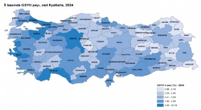 Erzurum 2024 GSYH verileri açıklandı