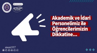 ATAUNİV’de yüz yüze eğitime 1 günlük ara