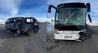 Kızıldağ'da trafik kazası: 3 yaralı