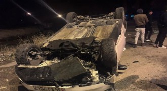 Patnos yolunda kaza: 2 yaralı