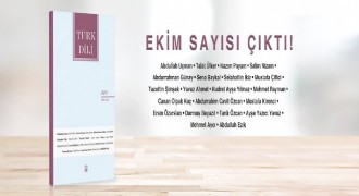 Türk Dili’nin Ekim Sayısı yayımlandı