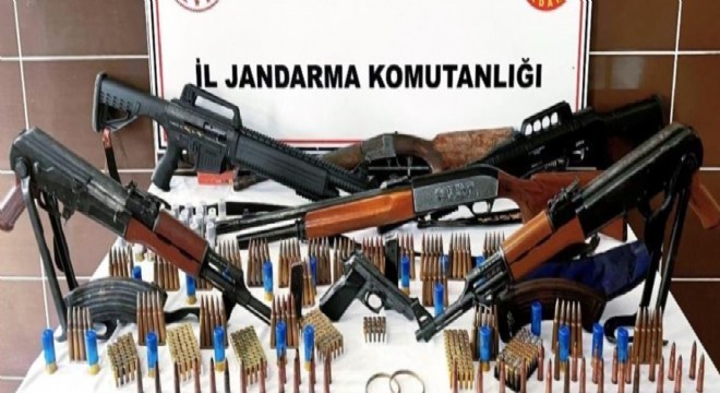 Jandarmadan silah ve tarihi eser operasyonu